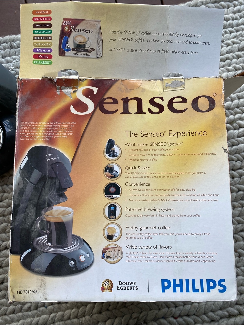 Philips Senseo Single-Serve Coffee Pod Brewer — Black